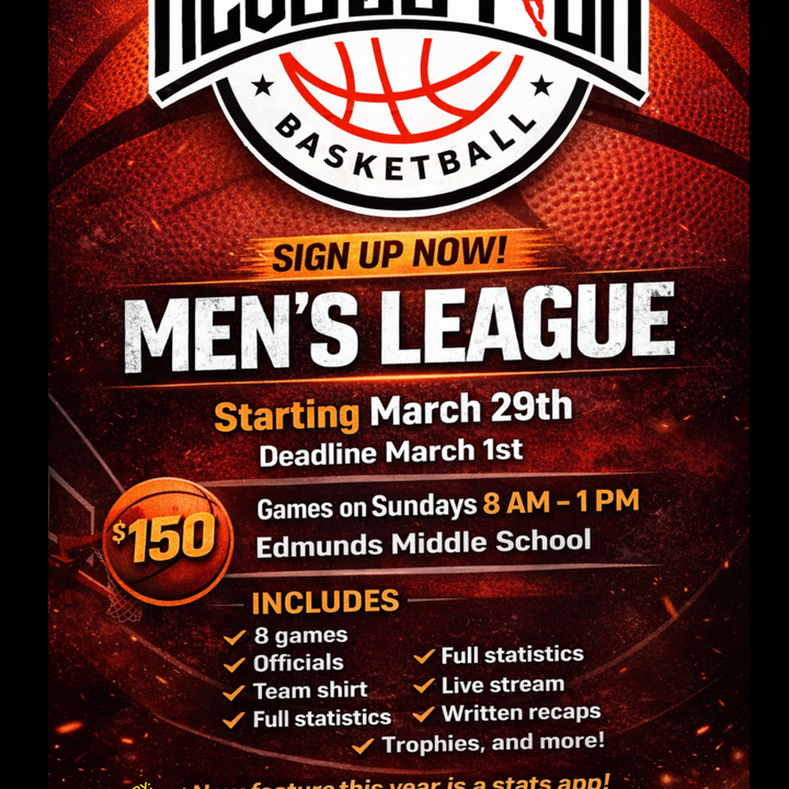 Mens league Registration