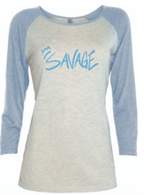 Load image into Gallery viewer, Ladies Tri-Blend Savage 3/4 Long Sleeve
