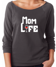 Load image into Gallery viewer, Ladies French Cut &quot;Mom Life&quot; 3/4 Long Sleeve
