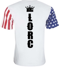 Load image into Gallery viewer, LORC &quot;God Is The Plug&quot; Flag Tee
