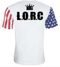 Load image into Gallery viewer, LORC &quot;God Is The Plug&quot; Flag Tee
