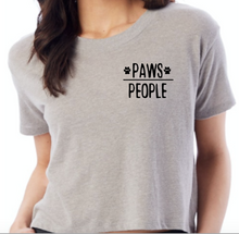 Load image into Gallery viewer, &quot;Paws Over People&quot; Crop Top
