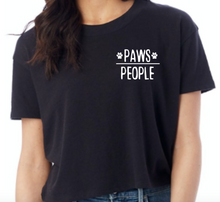 Load image into Gallery viewer, &quot;Paws Over People&quot; Crop Top
