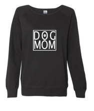 Load image into Gallery viewer, Ladies &quot;Dog Mom&quot; Comfy Long Sleeve Sweater
