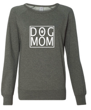 Load image into Gallery viewer, Ladies &quot;Dog Mom&quot; Comfy Long Sleeve Sweater
