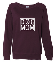 Load image into Gallery viewer, Ladies &quot;Dog Mom&quot; Comfy Long Sleeve Sweater
