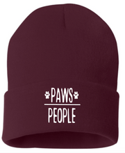 Load image into Gallery viewer, Paws Over People Beanie Hat
