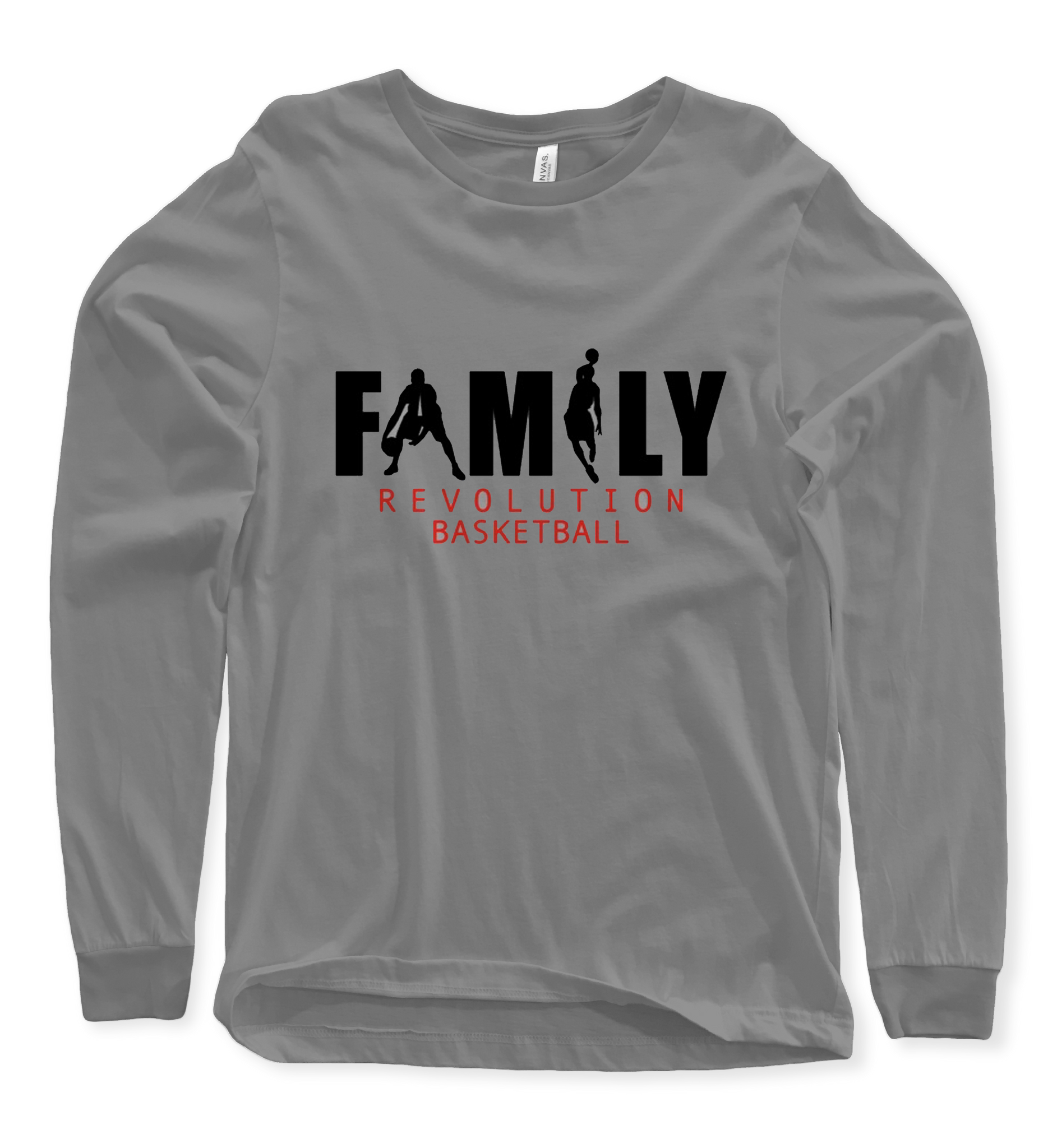 Family Revolution Basketball Long Sleeve Shirts Revolution Prints VT