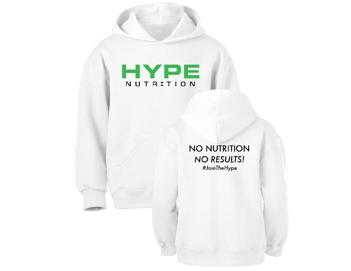 White 2025 hype hoodie